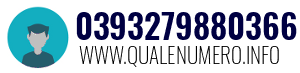 Numero di telefono 0393279880366 0393279880366