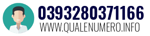 Numero di telefono 0393280371166 0393280371166