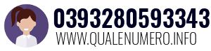 Numero di telefono 0393280593343 0393280593343