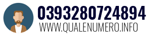 Numero di telefono 0393280724894 0393280724894