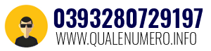 Numero di telefono 0393280729197 0393280729197