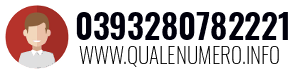 Numero di telefono 0393280782221 0393280782221