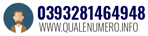 Numero di telefono 0393281464948 0393281464948