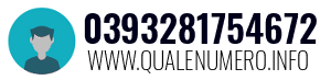 Numero di telefono 0393281754672 0393281754672