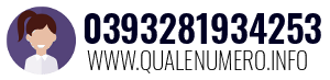 Numero di telefono 0393281934253 0393281934253