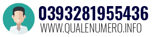 Numero di telefono 0393281955436 0393281955436