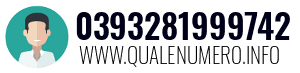 Numero di telefono 0393281999742 0393281999742