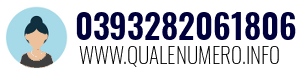 Numero di telefono 0393282061806 0393282061806
