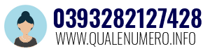 Numero di telefono 0393282127428 0393282127428