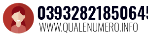 Numero di telefono 039328218506452 039328218506452