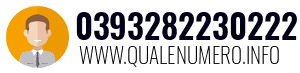 Numero di telefono 0393282230222 0393282230222