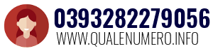 Numero di telefono 0393282279056 0393282279056