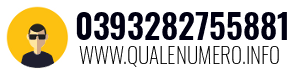 Numero di telefono 0393282755881 0393282755881