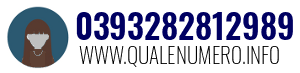 Numero di telefono 0393282812989 0393282812989