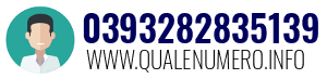 Numero di telefono 0393282835139 0393282835139