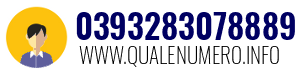 Numero di telefono 0393283078889 0393283078889