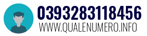 Numero di telefono 0393283118456 0393283118456