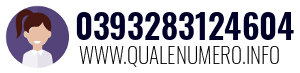 Numero di telefono 0393283124604 0393283124604