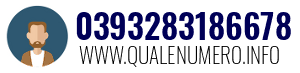 Numero di telefono 0393283186678 0393283186678