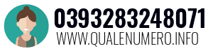 Numero di telefono 0393283248071 0393283248071