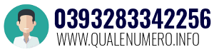 Numero di telefono 0393283342256 0393283342256