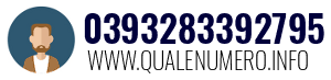 Numero di telefono 0393283392795 0393283392795