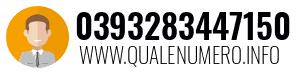 Numero di telefono 0393283447150 0393283447150