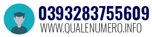 Numero di telefono 0393283755609 0393283755609