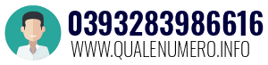 Numero di telefono 0393283986616 0393283986616