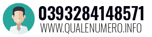 Numero di telefono 0393284148571 0393284148571