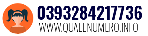 Numero di telefono 0393284217736 0393284217736