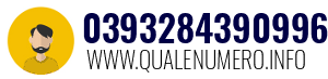 Numero di telefono 0393284390996 0393284390996