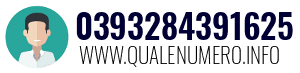 Numero di telefono 0393284391625 0393284391625