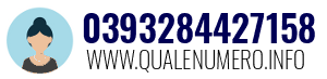 Numero di telefono 0393284427158 0393284427158