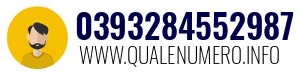 Numero di telefono 0393284552987 0393284552987