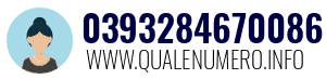 Numero di telefono 0393284670086 0393284670086