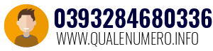 Numero di telefono 0393284680336 0393284680336