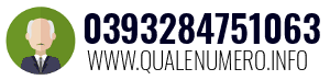 Numero di telefono 0393284751063 0393284751063