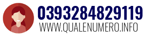 Numero di telefono 0393284829119 0393284829119