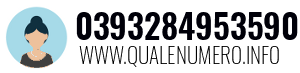 Numero di telefono 0393284953590 0393284953590