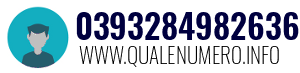 Numero di telefono 0393284982636 0393284982636