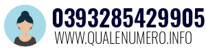 Numero di telefono 0393285429905 0393285429905
