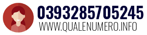 Numero di telefono 0393285705245 0393285705245