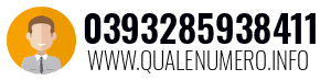 Numero di telefono 0393285938411 0393285938411