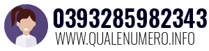 Numero di telefono 0393285982343 0393285982343