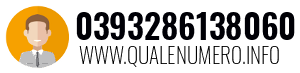 Numero di telefono 0393286138060 0393286138060