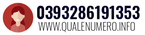 Numero di telefono 0393286191353 0393286191353