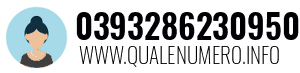Numero di telefono 0393286230950 0393286230950