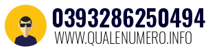 Numero di telefono 0393286250494 0393286250494