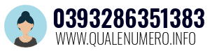 Numero di telefono 0393286351383 0393286351383